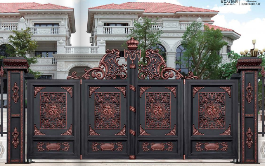 遙控電動(dòng)別墅庭院門定做流程