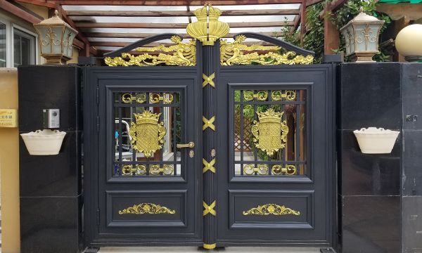 別墅庭院門安裝效果案例