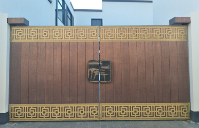 LD-T-1811中式別墅銅藝大門