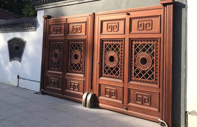 LD-T-1813別墅電動銅大門-價格-廠家