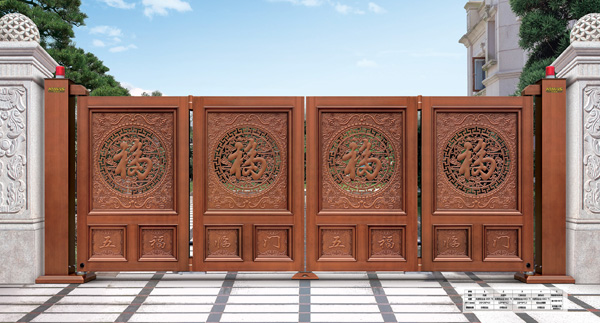 LD-Z-1816高端仿銅懸浮折疊門