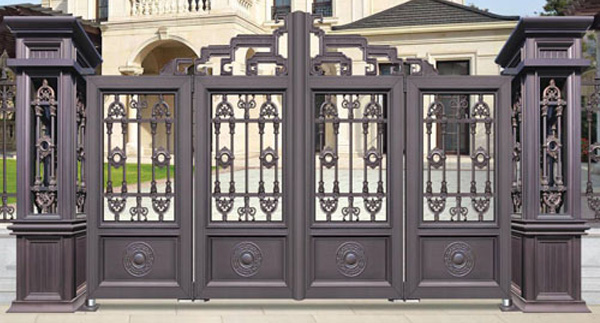歐式LD-T-1818別墅電動(dòng)鋁藝大門