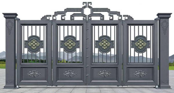 歐式LD-T-1819別墅電動鋁藝大門