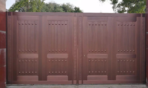 銅藝中式別墅大門價格-廠家